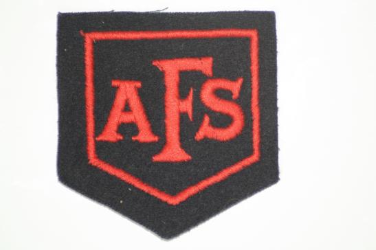 Auxiliary Fire Service Patch Original 