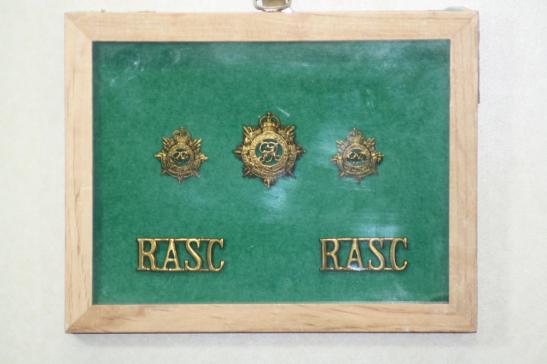 WW2 Royal Army Service Corp Framed Set