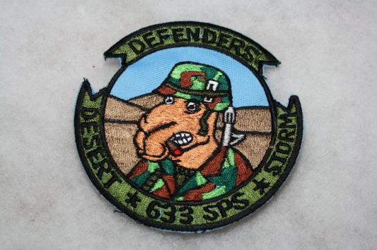 633rd Security Police Squadron Patch