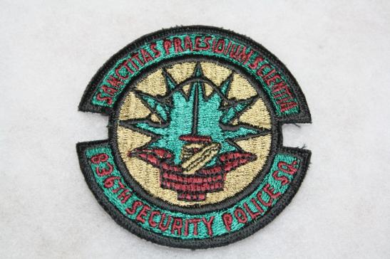 836th Security Police Squadron Patch