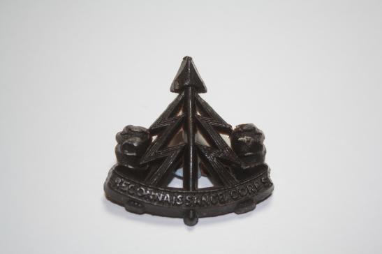 Scarce Reconnaissance Corps Economy Plastic Cap Badge