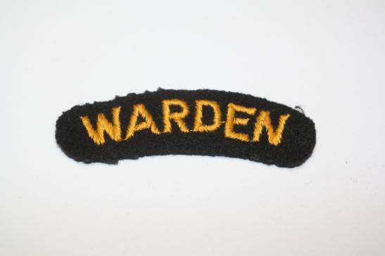 Civil Defence Warden 