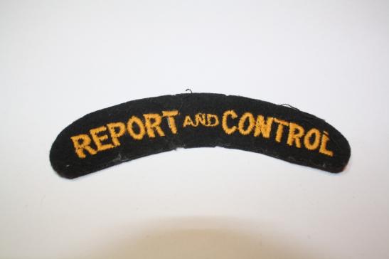 Civil Defence Corps Report and Control
