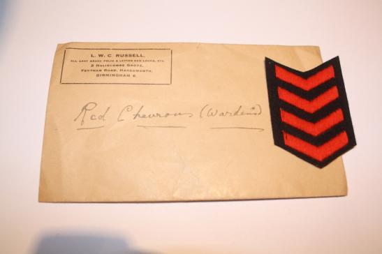 Civil Defence Service Chevrons 4 Years