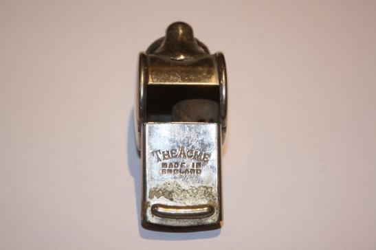 Civil Defence/ARP Old Whistle Chrome