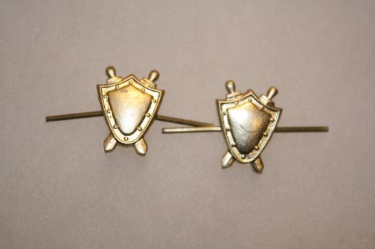 Russian Legal Pair Collar Badges