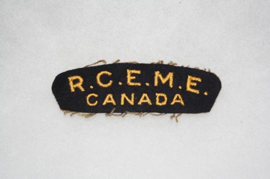 Canada R.C.E.M.E Shoulder Title