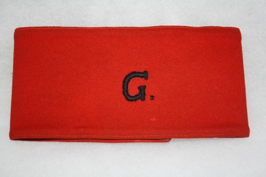 British Staff Officer G Armband/Armlet/Brassard