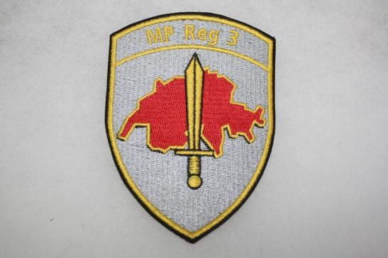 Switzerland MP Reg 3 full colour patch Military police