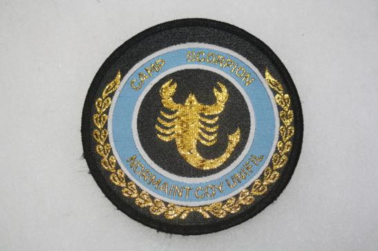 Camp Scorpion NORMAINT COY UNFIL Patch