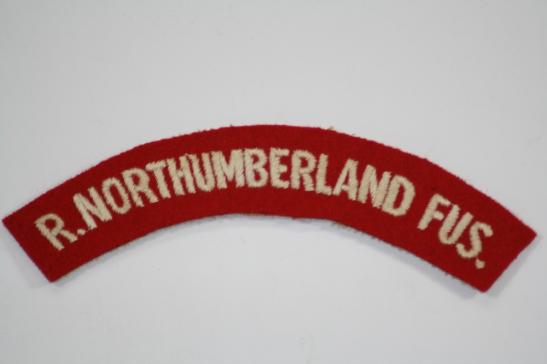 Royal Northumberland Fusiliers Shoulder Title
