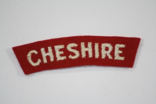 Cheshire Regiment Shoulder Title