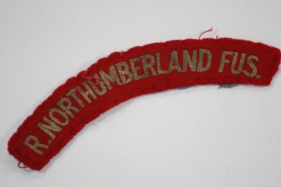 Royal Northumberland Fusiliers Shoulder Title