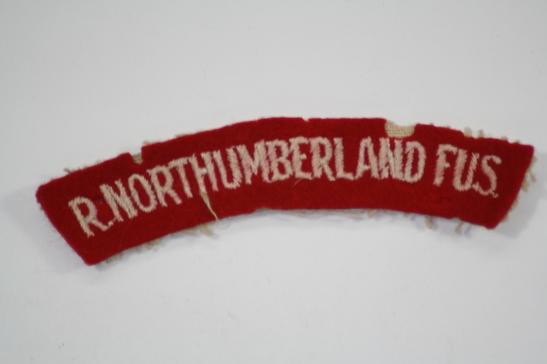 Royal Northumberland Fusiliers Shoulder Title