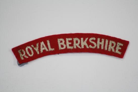 Royal Berkshire Shoulder Title