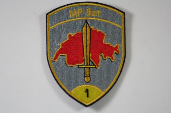 Switzerland MP Bat 1 Yellow quadrant Colour Patch