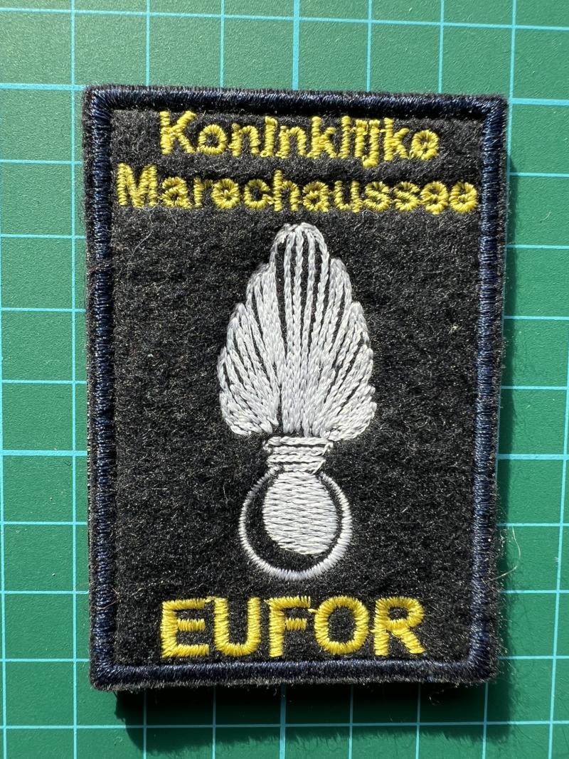 Netherlands Military Police (Koninklijke Marechaussee) EUFOR