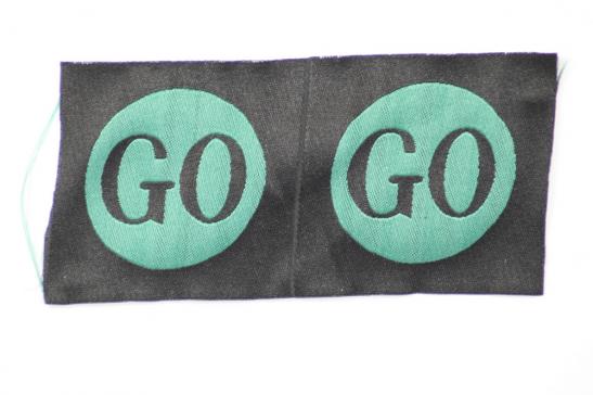 8th Armoured Division Formation Signs Silk Woven Pair