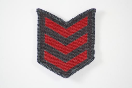 WW2  Home Front Service Chevron 3 Stripes Printed 