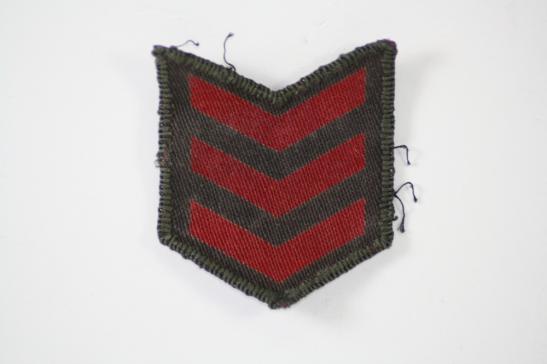WW2 Home Front Service Chevron 3 Stripes Printed