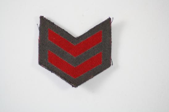 WW2 Home Front Service Chevron 2 Stripes Printed 