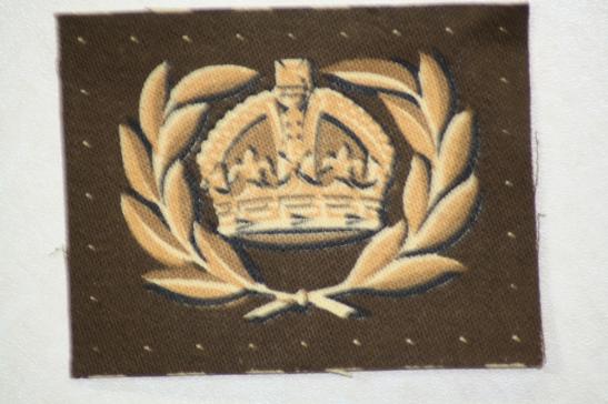WW2 Printed WO'S Arm Badge Mint