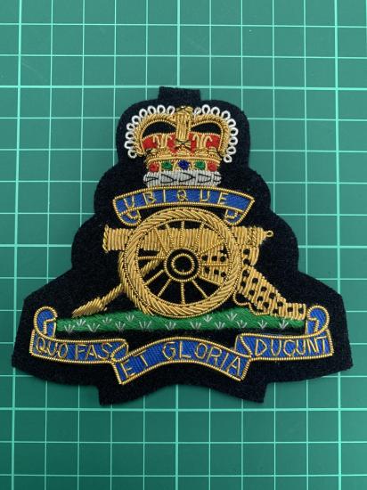 Royal Artillery Bullion Wire Blazer Badge