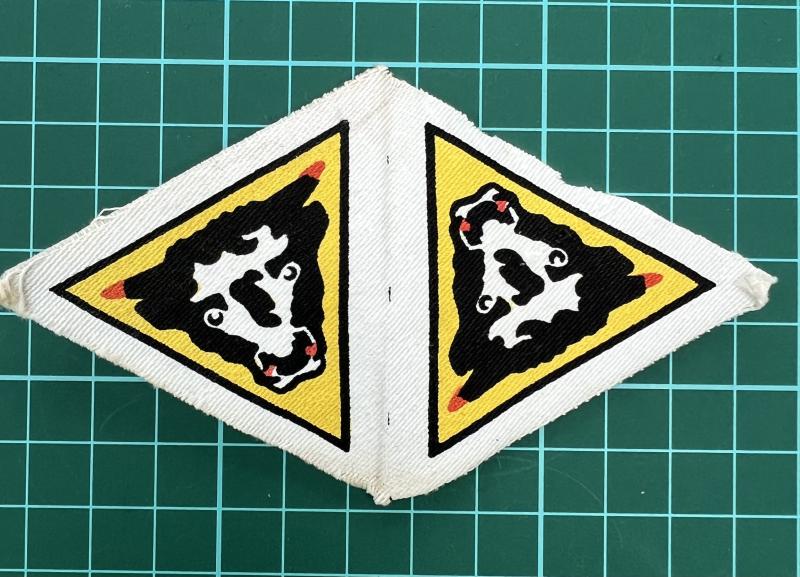 79th Armoured Division mint uncut printed pair