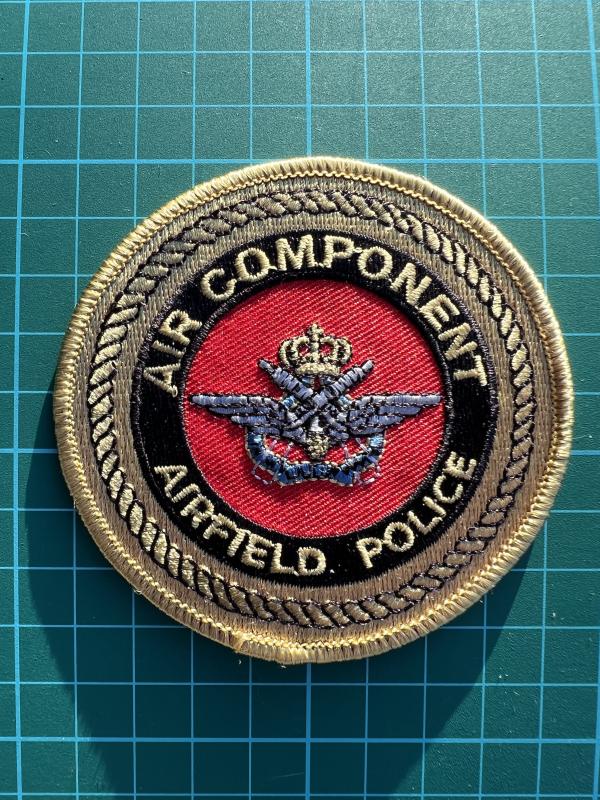 Belgium Air Component Airfield Police Patch Military Police