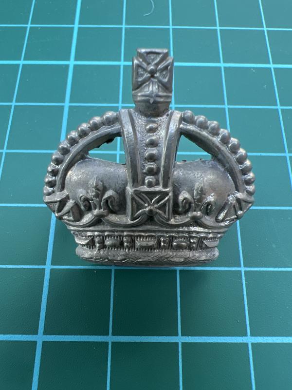 White Metal Police Kings Crown