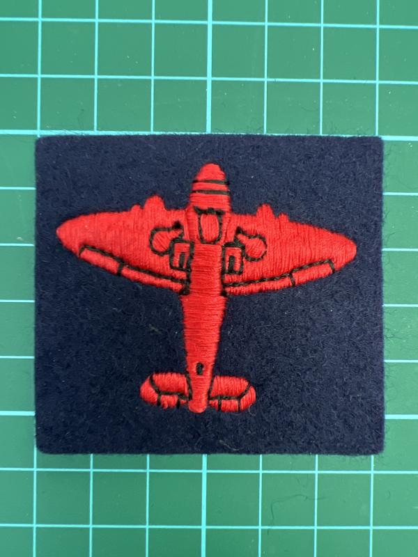 Royal Observer Corps Red Spitfire