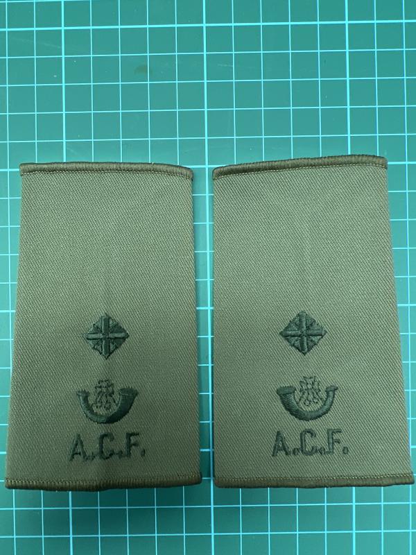 Light Infantry 2nd Lieutenant ACF Rank Slides
