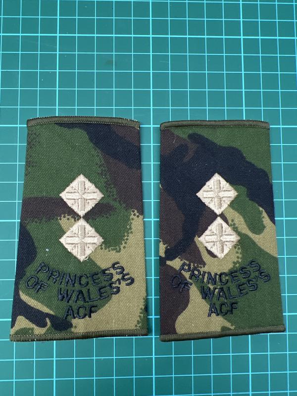 Princess Of Wales’s Lieutenant ACF Rank Slides