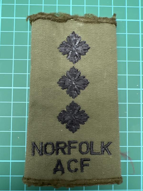 Norfolk Captain ACF Rank Slide Single
