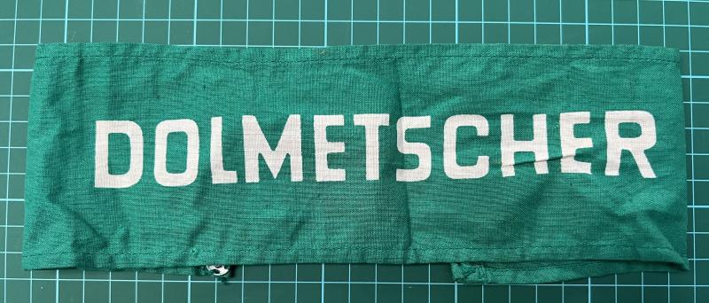 Dolmetscher (Interpreter) East German Armband