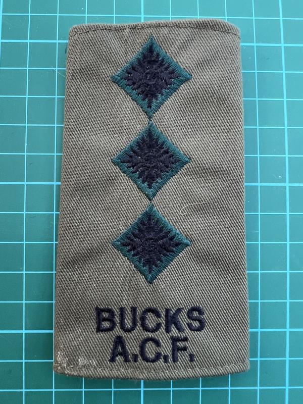 Bucks A.C.F Captain Rank Slide
