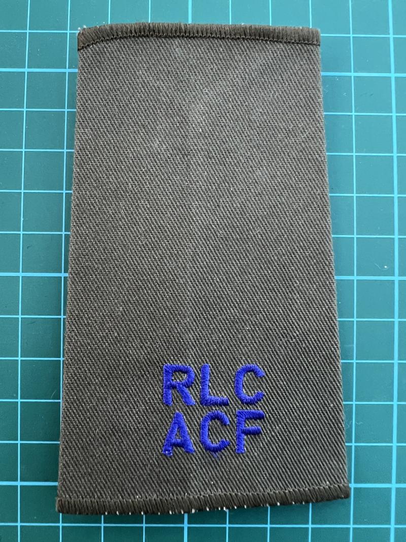 Royal Logistical Corps RLC A.C.F Rank Slide