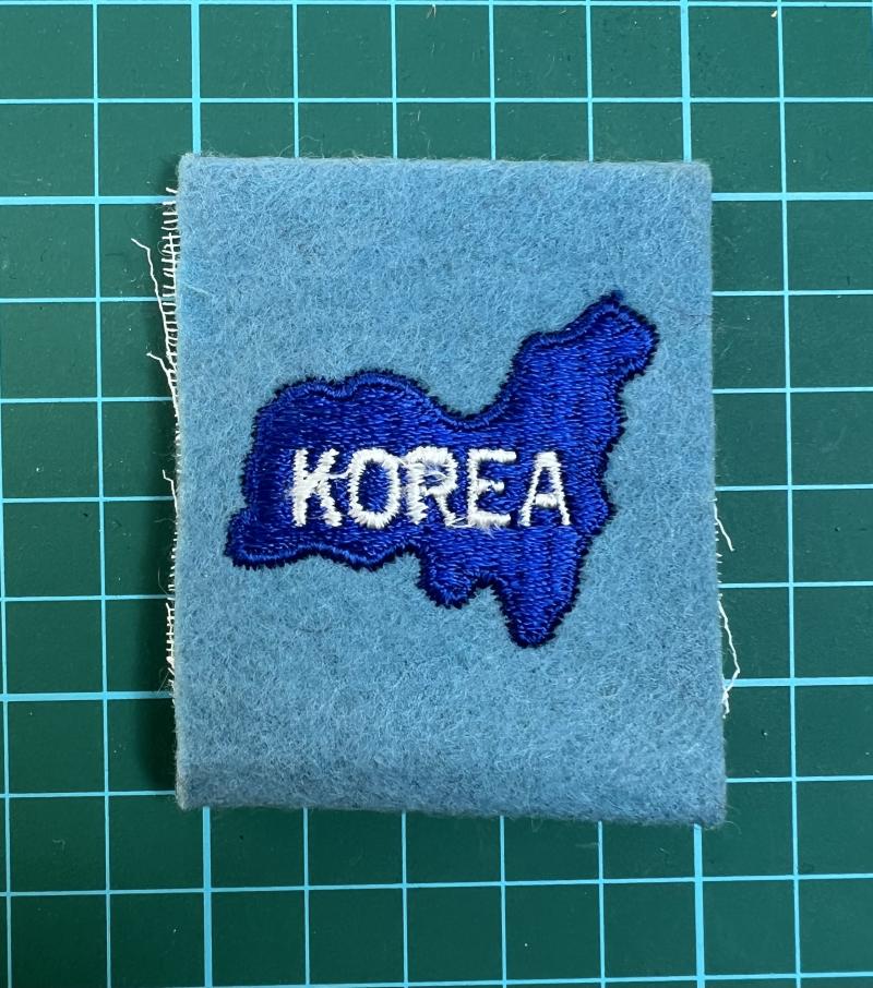 US Army shoulder tab Korea