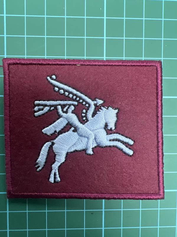 Belgium woven Pegasus patch