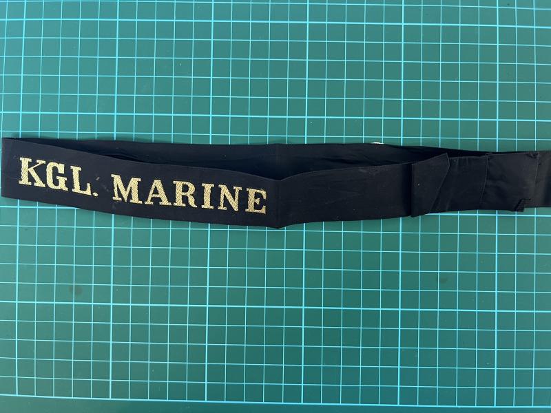 Royal Netherlands Navy KGL Marine Cap Tally
