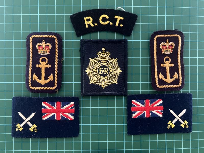 British Army 17 Port & Maritime Regiment Royal Corps of Transport Shoulder Patches