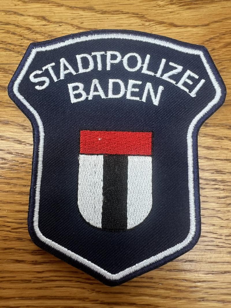 Switzerland Stadtpolizei Baden