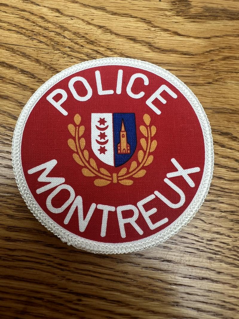 Switzerland Montreux Police Printed