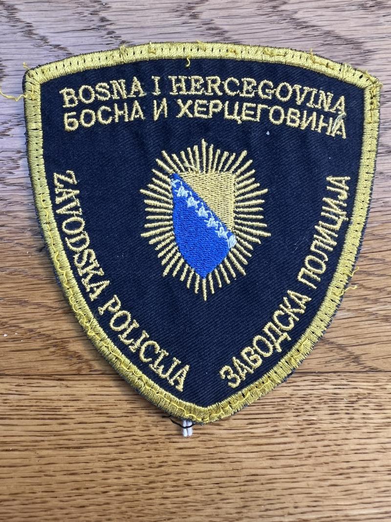 Bosnia & Herzegovina Police Balkan war