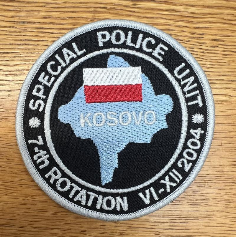 Poland Special Police Unit 7th Rotation 2004 UN Deployment