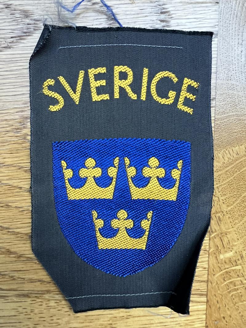 Sweden Nationality  Patch Sverige