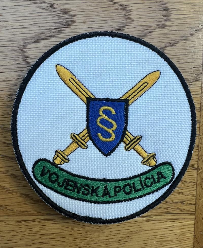 Slovakia Military Police Vojenska Policia White