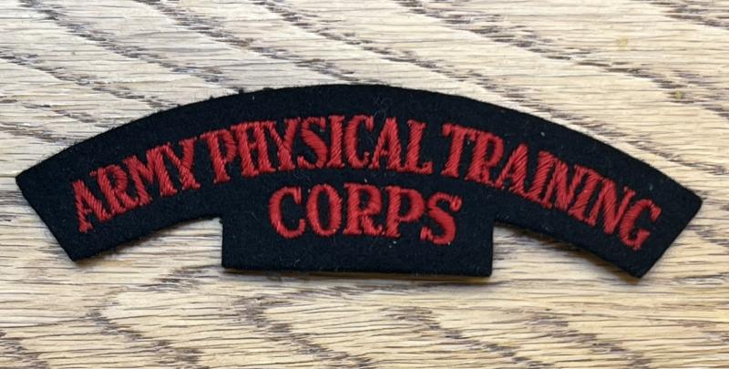 Army Physical Training Corps Shoulder Title