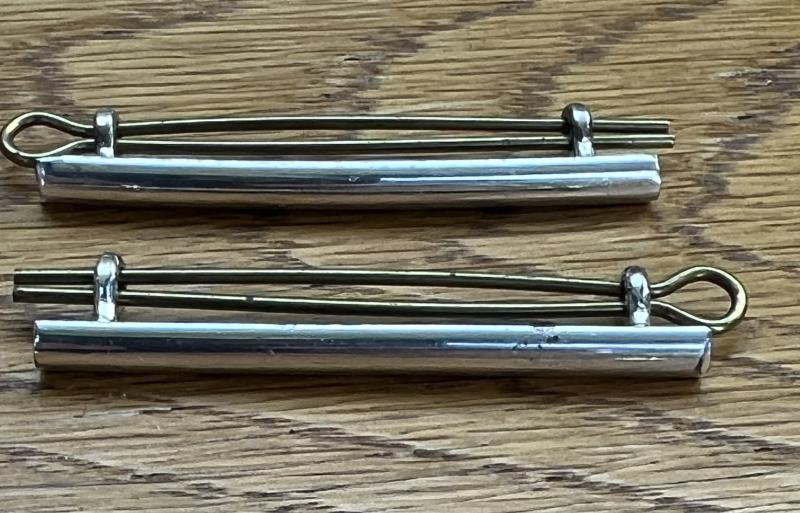 British Fire Brigade Rank Silver Plated Narrow