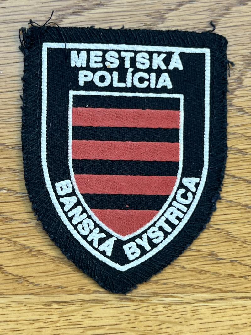 Czech City Police Banska Bystrica